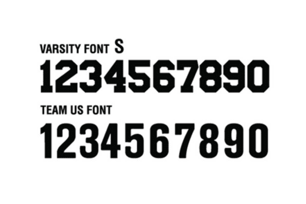 Fonts and Numbers