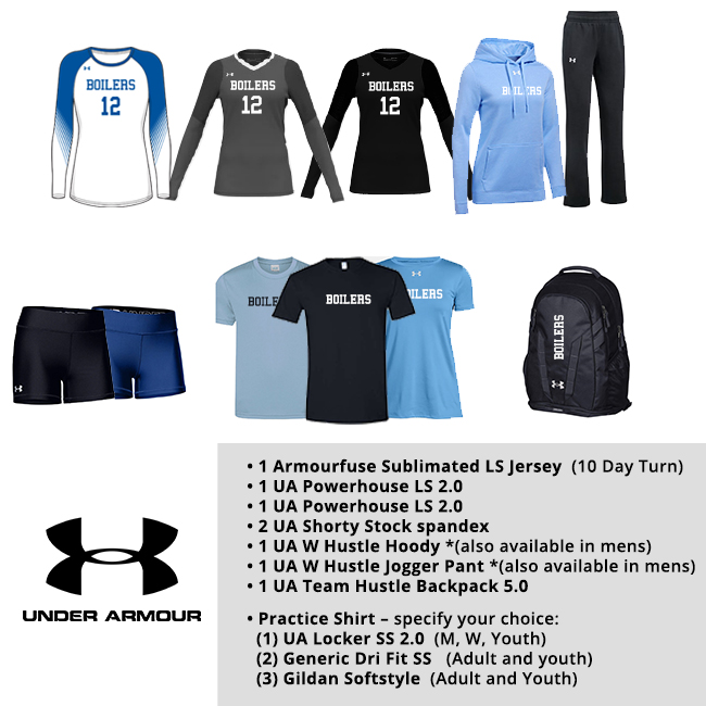 Volleyball Under Armour PACKAGE 2