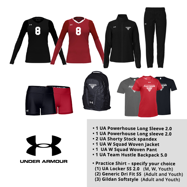 Volleyball Under Armour PACKAGE 2